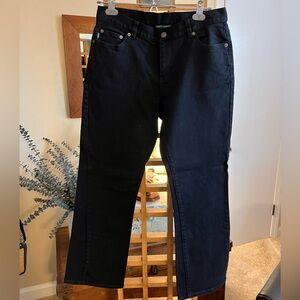 Lauren Jeans Co black jeans sz10 - cotton/spandex